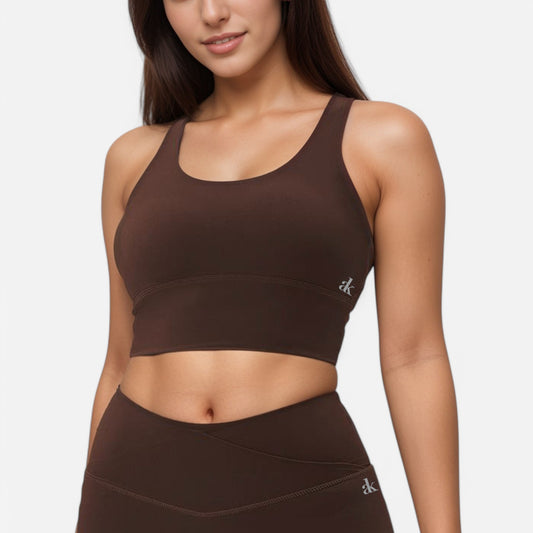 Anna-Kaci Women's Strappy Back Sports Bra with High Support
