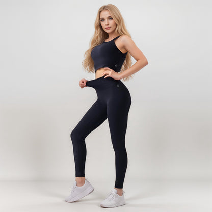 Anna-Kaci Active Women's High Waist Seamless Leggings with Full-Length Ankle Fit