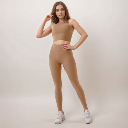 Anna-Kaci Active Women's High Waist Seamless Leggings with Full-Length Ankle Fit
