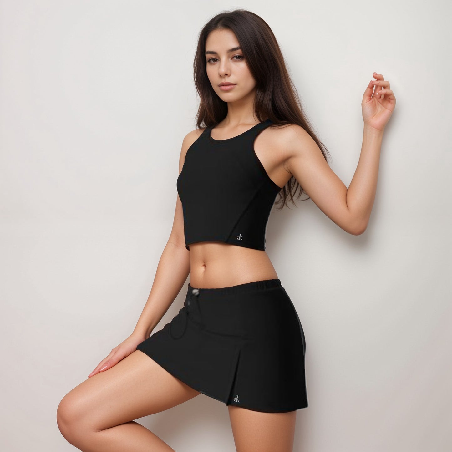 Anna-Kaci Active Women's Athletic Skort with Side Pocket and Built-In Shorts