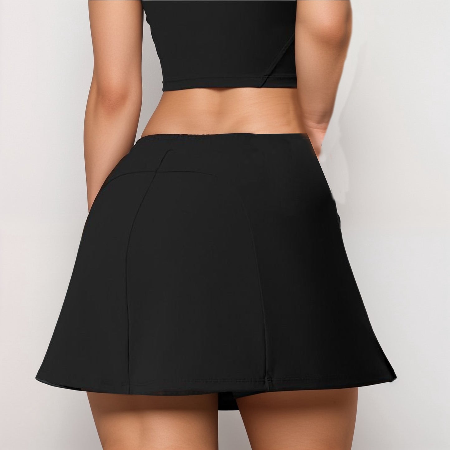 Anna-Kaci Active Women's Athletic Skort with Side Pocket and Built-In Shorts