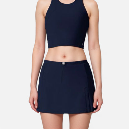 Anna-Kaci Active Women's Athletic Skort with Side Pocket and Built-In Shorts