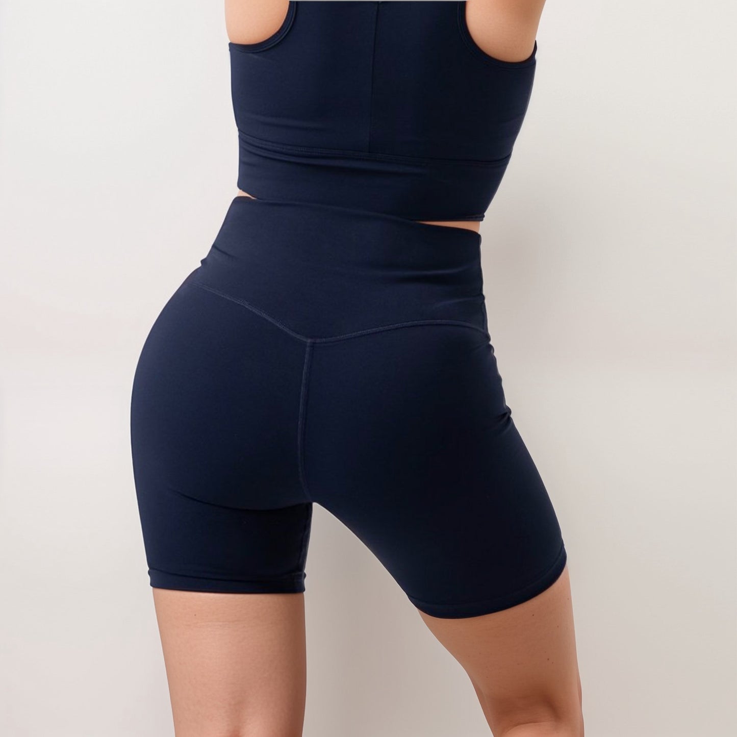 Anna-Kaci Active Women's High Waist Biker Shorts with Seamless Design