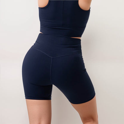 Anna-Kaci Active Women's High Waist Biker Shorts with Seamless Design