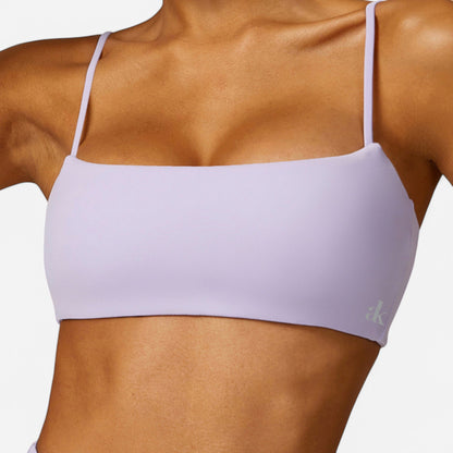 Anna-Kaci Women's Asymmetrical Neck Sports Bra with Thin Straps