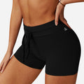Anna-Kaci Women's High Waist Athletic Shorts with Adjustable Drawstring
