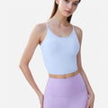 Women's Crisscross Strappy Sports Bra with Lace-Up Detail
