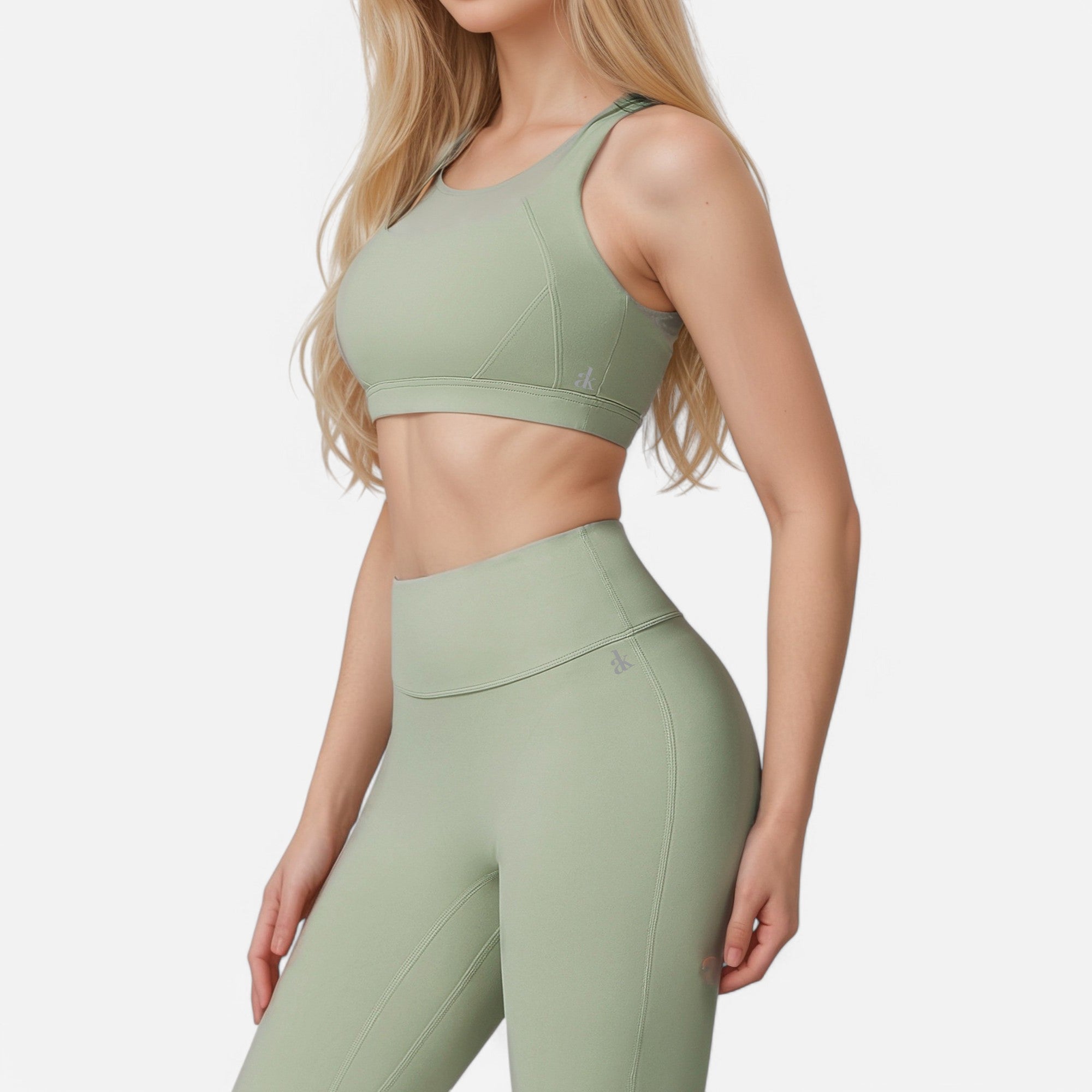 Anna-Kaci Women's High Support Scoop Neck Sports Bra