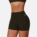 Anna-Kaci Women's High Waist Ruched Seamless Shorts with Stretch Fabric