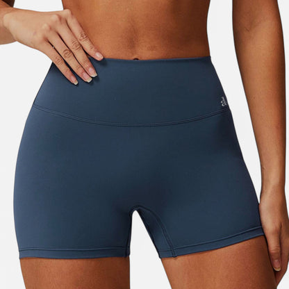 Anna-Kaci Women's High Waist Ruched Seamless Shorts with Stretch Fabric