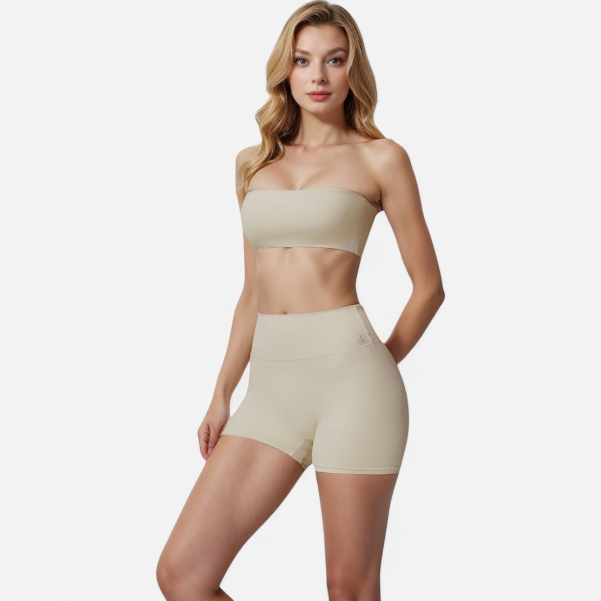 Anna-Kaci Women's High Waist Ruched Seamless Shorts with Stretch Fabric