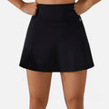 Anna-Kaci Women's High Waist Athletic Skort with Side Slit and Inner Shorts