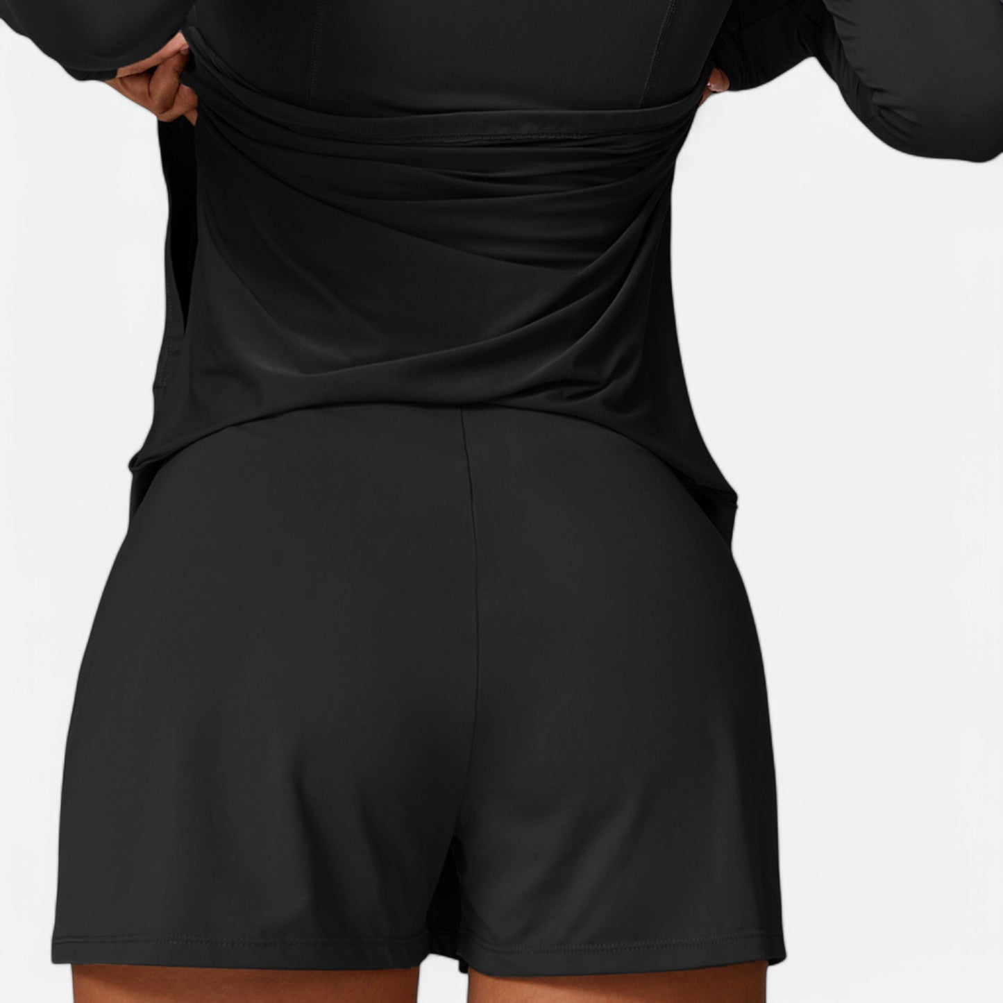 Anna-Kaci Women's High Waist Flowy Athletic Skirt with Built-In Shorts