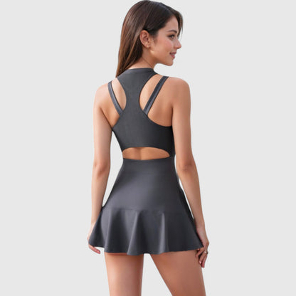 Anna-Kaci Women's Racerback Flowy Athletic Dress