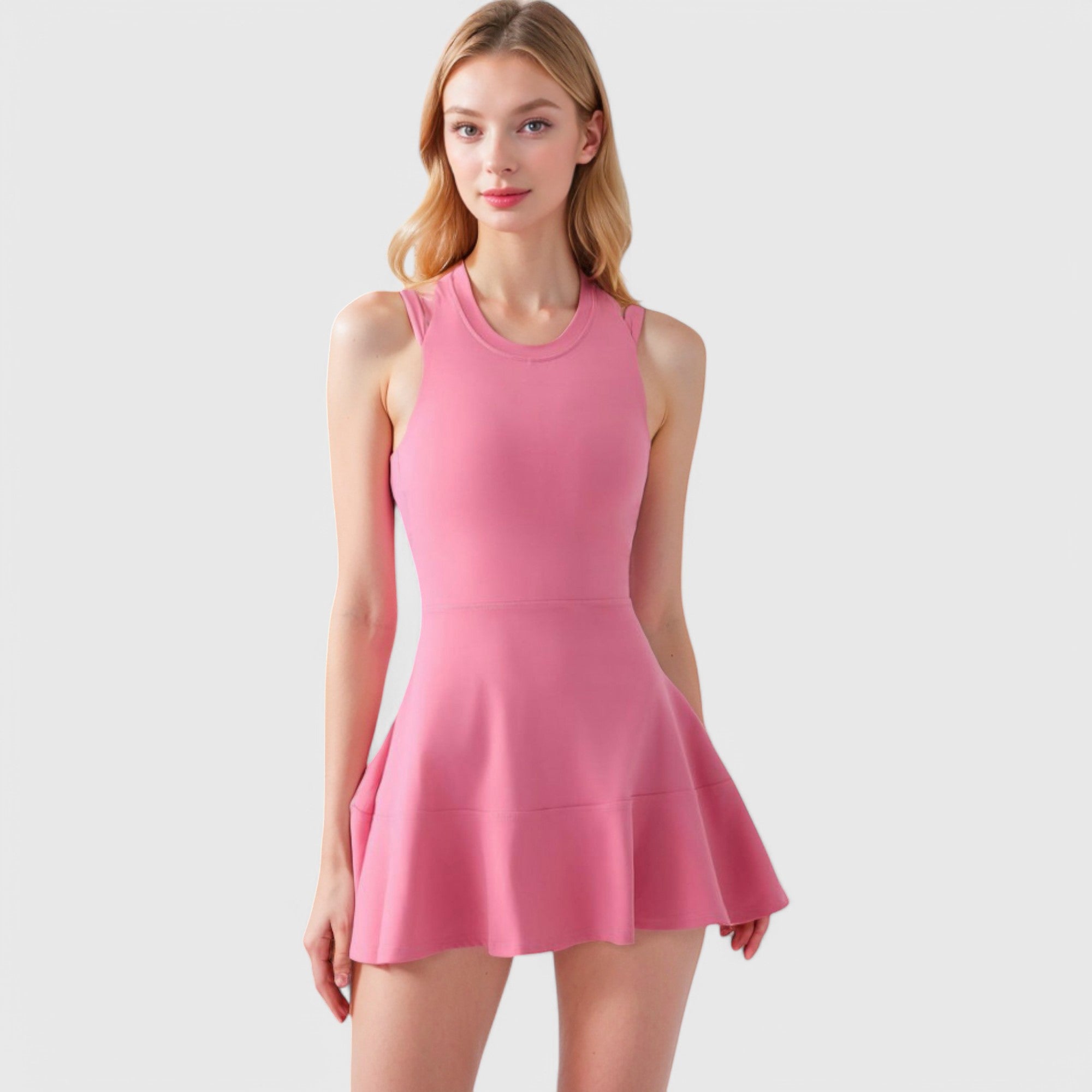 Anna-Kaci Women's Racerback Flowy Athletic Dress