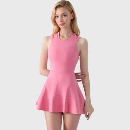 Anna-Kaci Women's Racerback Flowy Athletic Dress