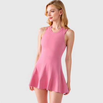 Anna-Kaci Women's Racerback Flowy Athletic Dress