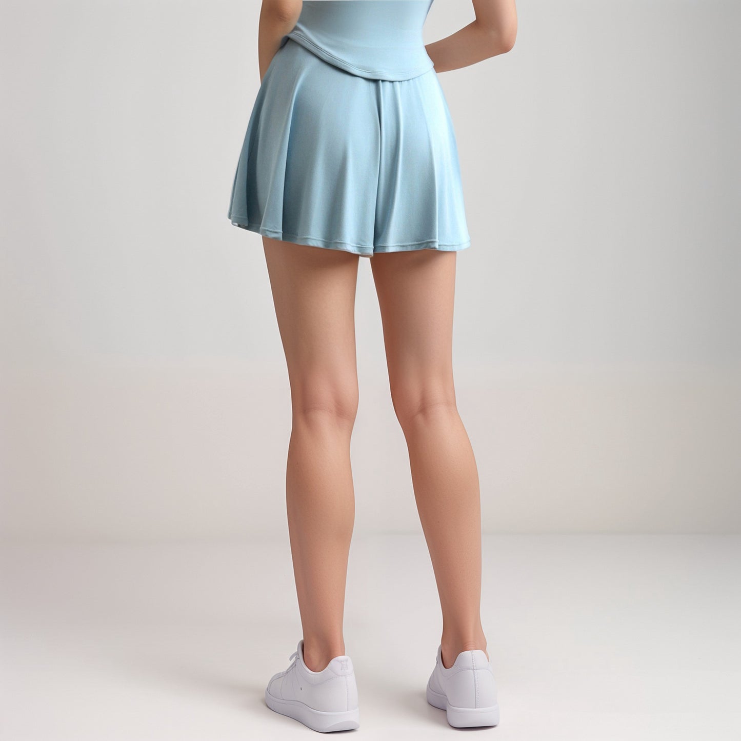 Anna-Kaci Active Women's Flowy Active Skirt with Smooth High Waistband and Lightweight Stretch Fabric