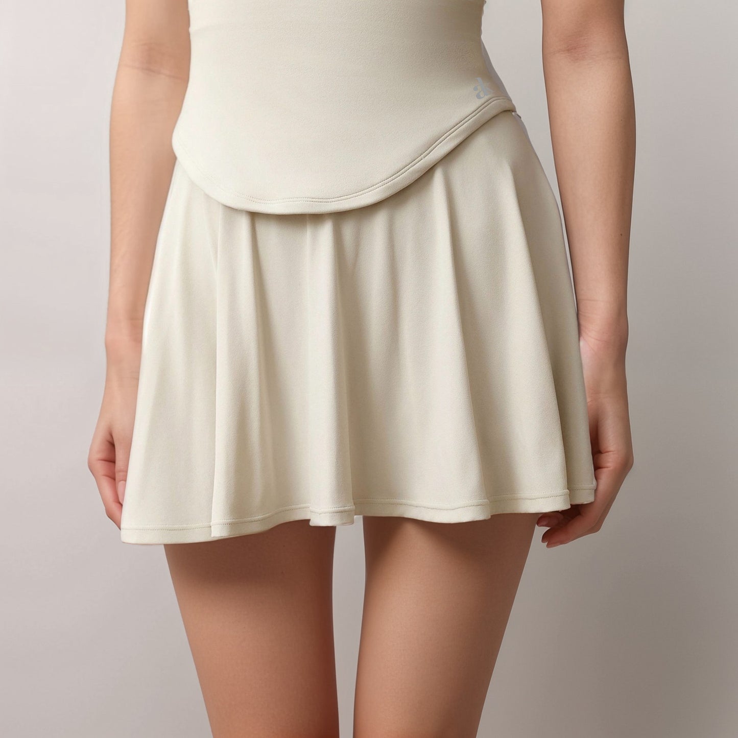 Anna-Kaci Active Women's Flowy Active Skirt with Smooth High Waistband and Lightweight Stretch Fabric