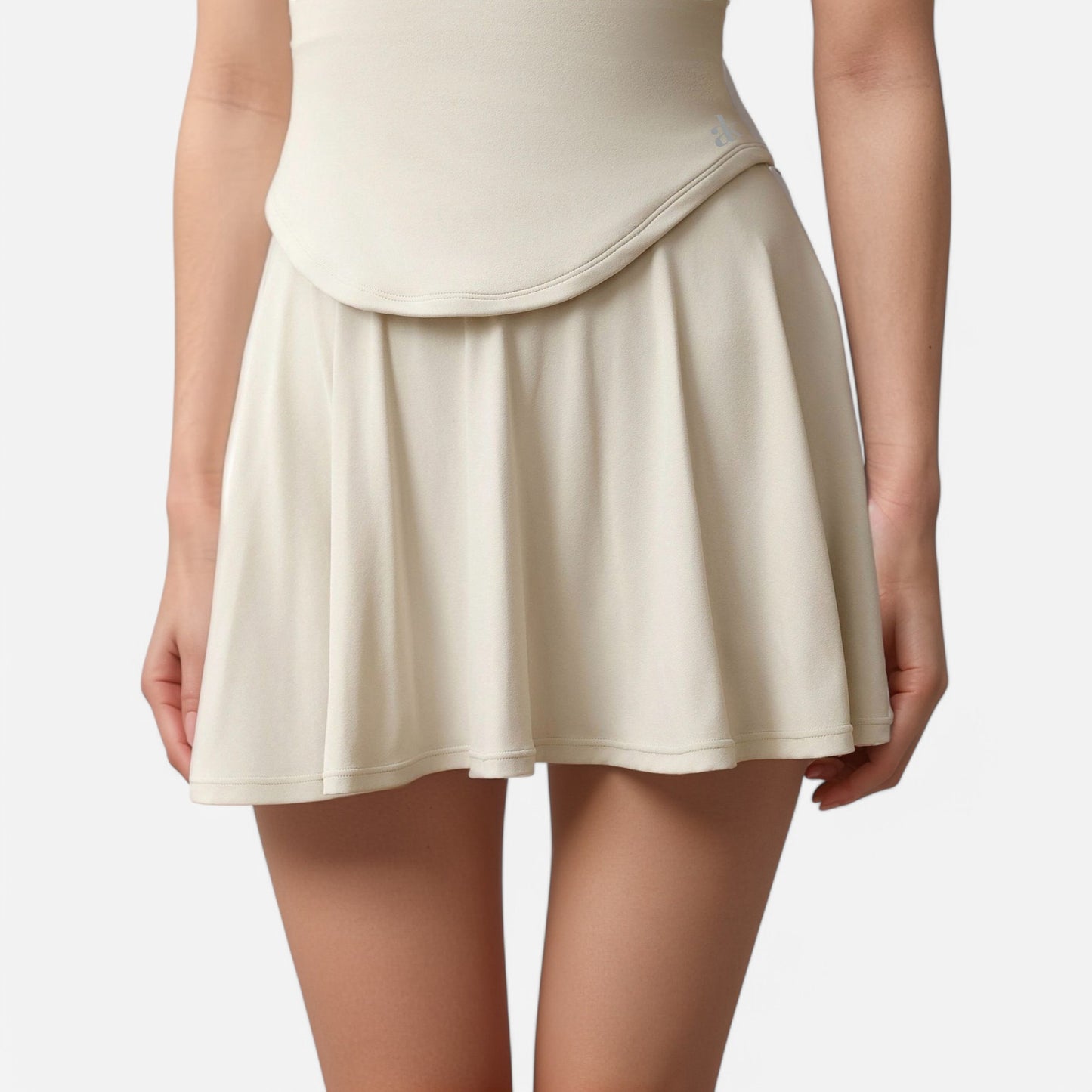 Anna-Kaci Active Women's Flowy Active Skirt with Smooth High Waistband and Lightweight Stretch Fabric