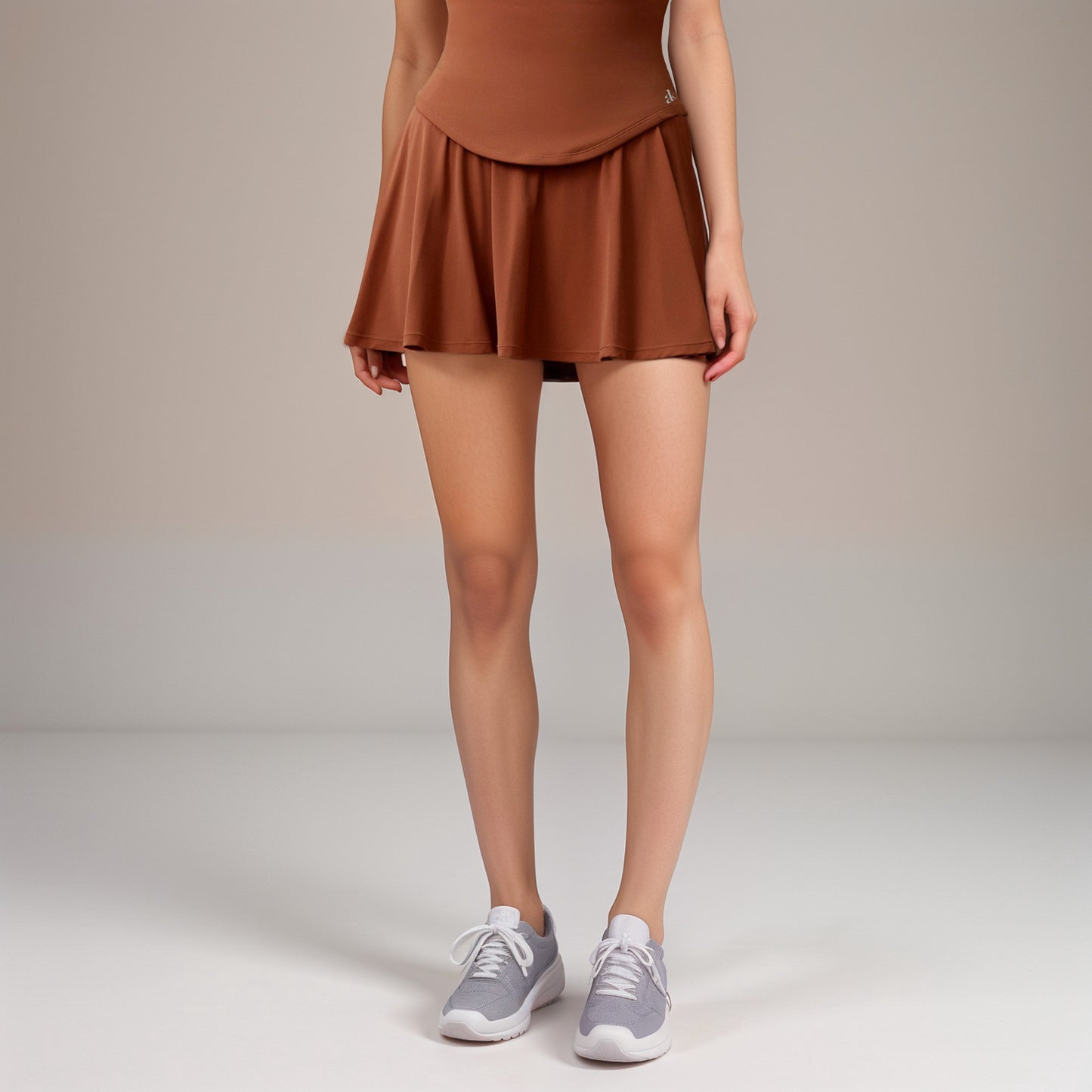 Anna-Kaci Active Women's Flowy Active Skirt with Smooth High Waistband and Lightweight Stretch Fabric