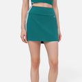 Anna-Kaci Active Women's Athletic Mini Skirt with Contrast Side Stripes and Built-In Shorts for Support