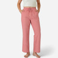 Anna-Kaci Lounge Women's Gingham Print Pajama Pants with High Waist Elastic Drawstring and Relaxed Straight Leg Fit
