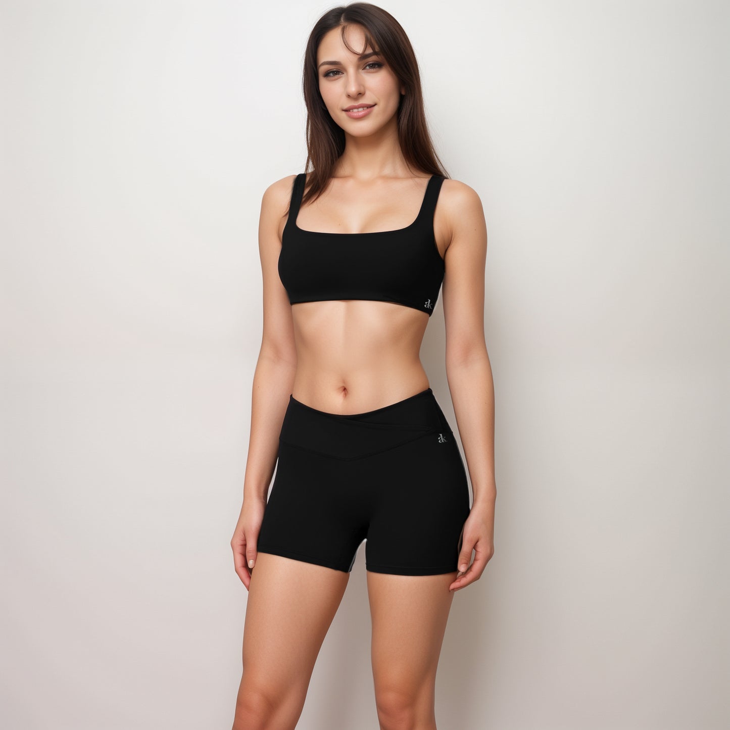 Anna-Kaci Women's High Waist V-Cut Active Shorts with Seamless Stretch Compression Fit and Contoured Flattering Silhouette