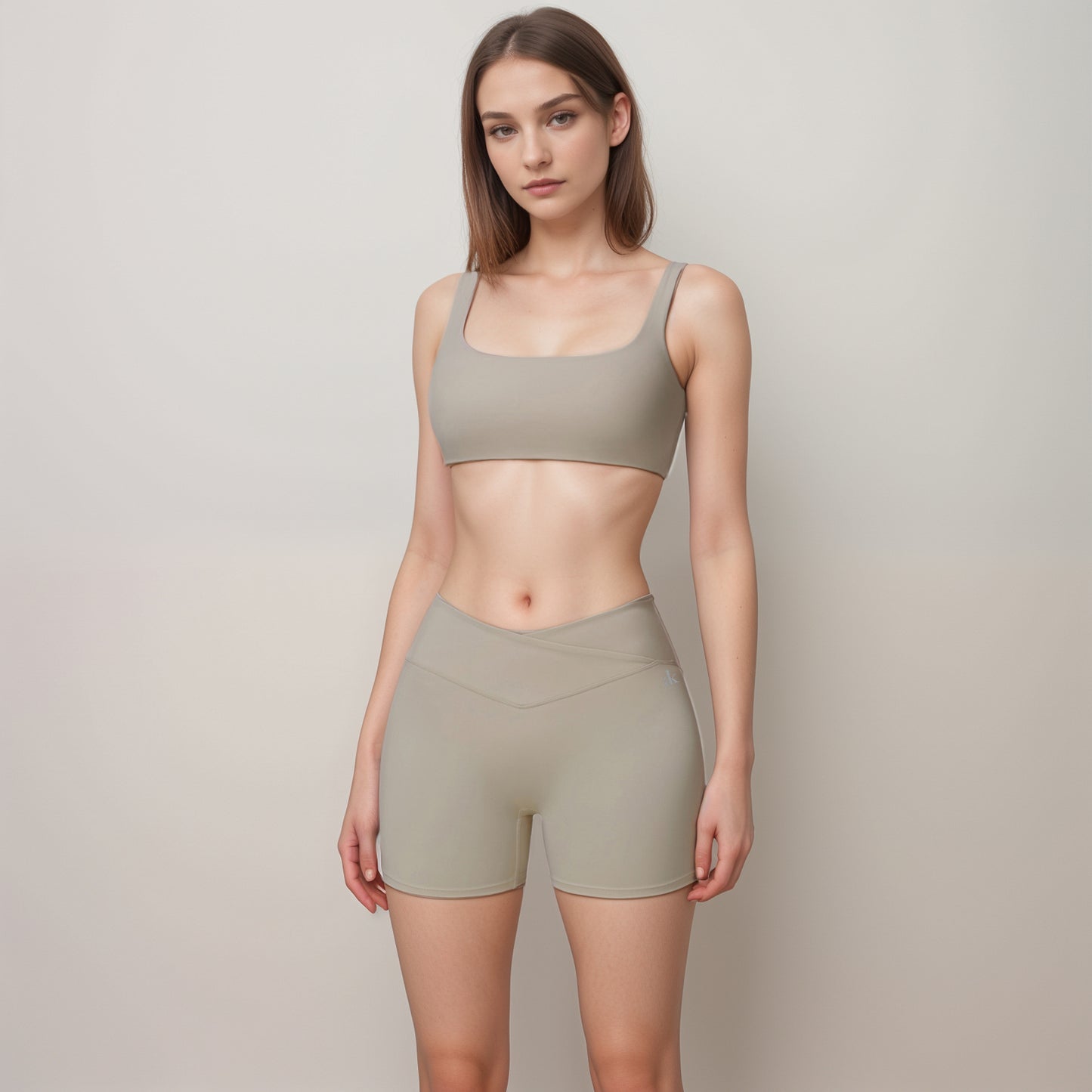 Anna-Kaci Women's High Waist V-Cut Active Shorts with Seamless Stretch Compression Fit and Contoured Flattering Silhouette