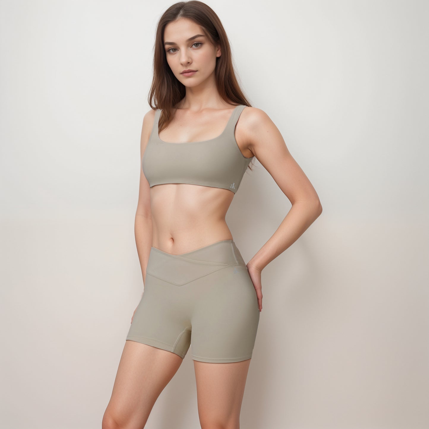 Anna-Kaci Women's High Waist V-Cut Active Shorts with Seamless Stretch Compression Fit and Contoured Flattering Silhouette