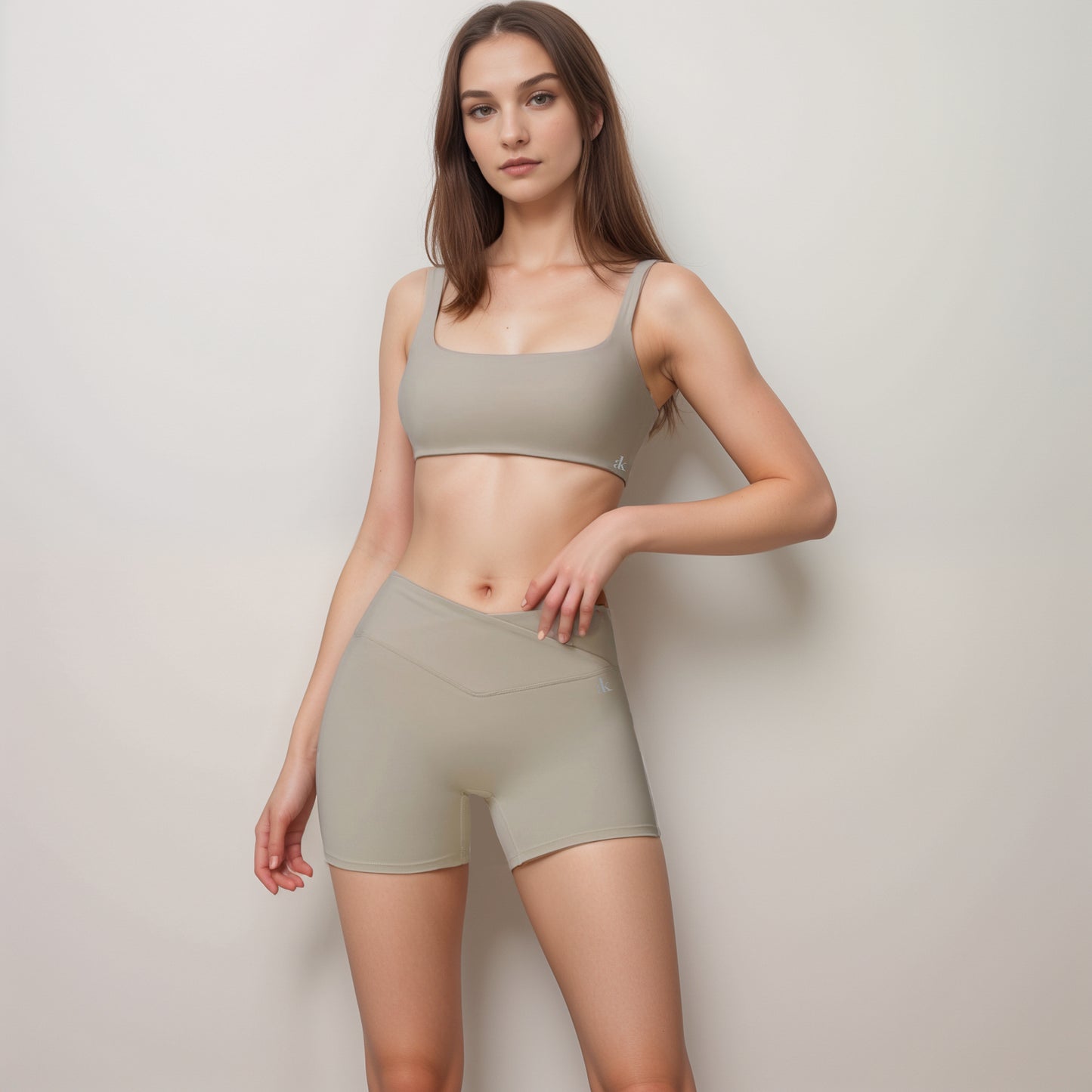 Anna-Kaci Women's High Waist V-Cut Active Shorts with Seamless Stretch Compression Fit and Contoured Flattering Silhouette