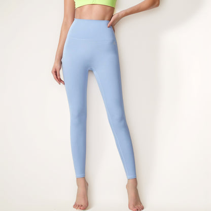 Anna-Kaci Women's Seamless Full-Length Leggings with High Waistband for Streamlined Comfort and Everyday Stretch Fit