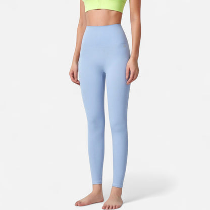 Anna-Kaci Women's Seamless Full-Length Leggings with High Waistband for Streamlined Comfort and Everyday Stretch Fit