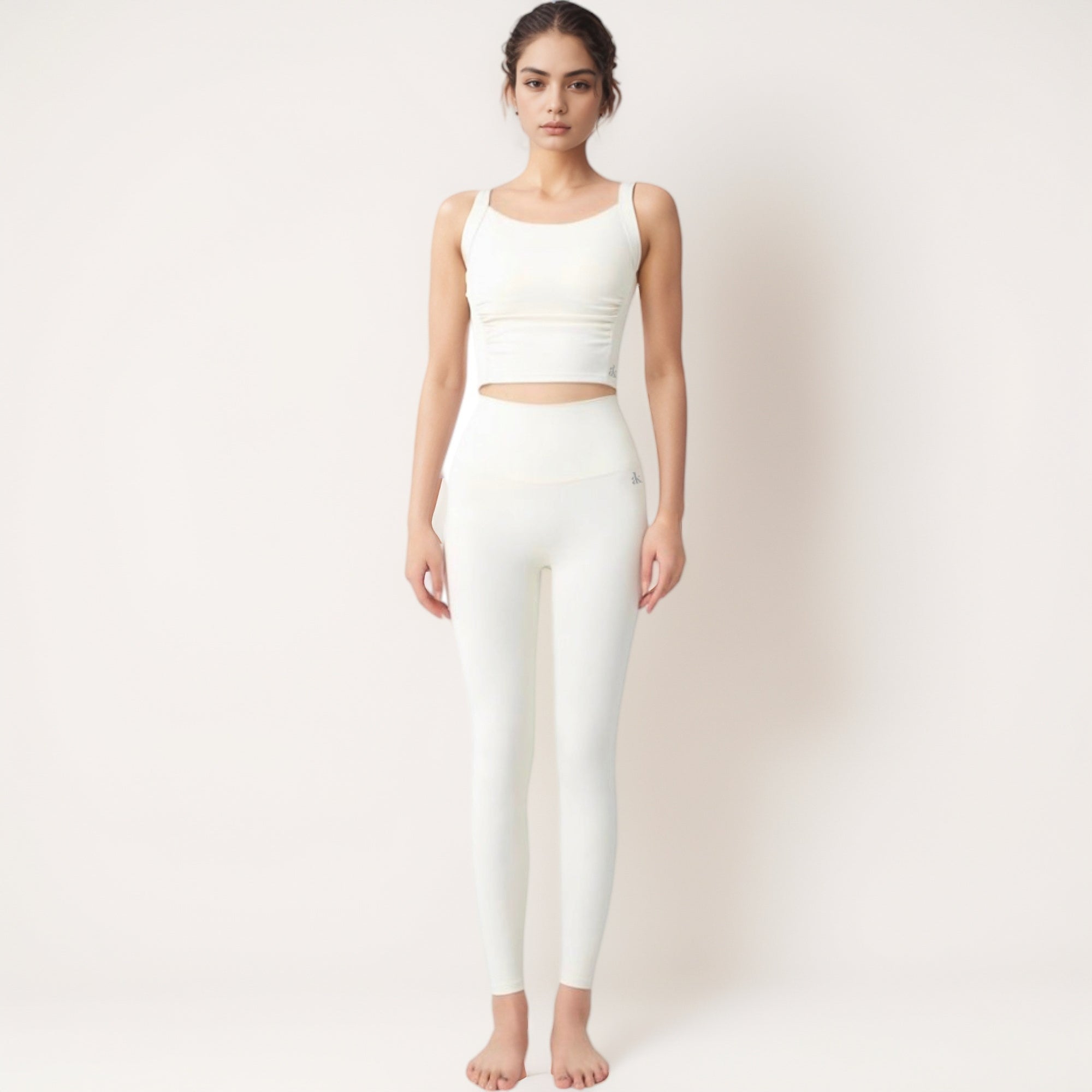 Anna-Kaci Women's Seamless Full-Length Leggings with High Waistband for Streamlined Comfort and Everyday Stretch Fit
