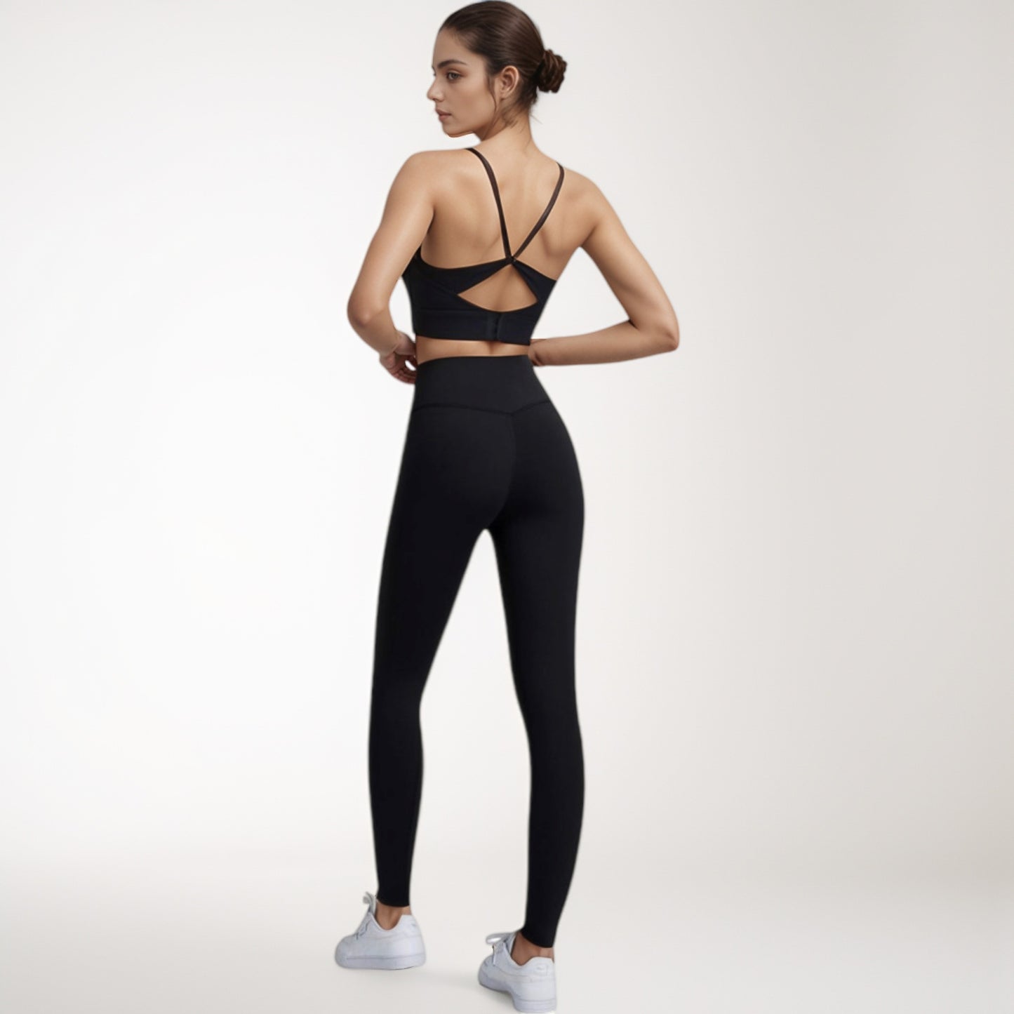 Anna-Kaci Women's Seamless High Waist Leggings with Compression Fit and Ultra-Smooth Second Skin Feel