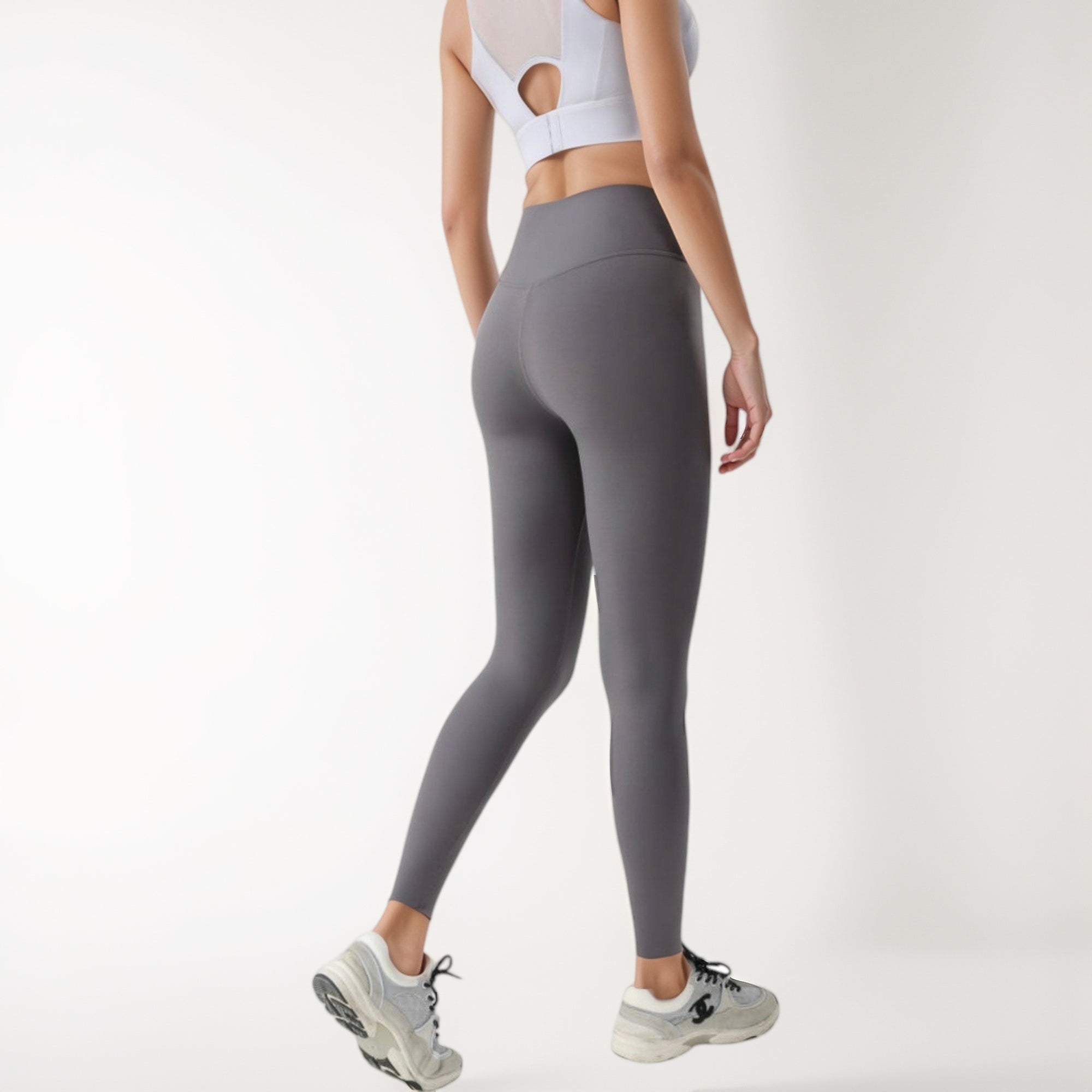 Anna-Kaci Women's Seamless High Waist Leggings with Compression Fit and Ultra-Smooth Second Skin Feel