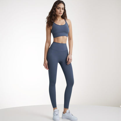 Anna-Kaci Women's Seamless High Waist Leggings with Compression Fit and Ultra-Smooth Second Skin Feel