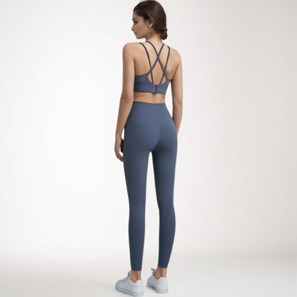 Anna-Kaci Women's Seamless High Waist Leggings with Compression Fit and Ultra-Smooth Second Skin Feel