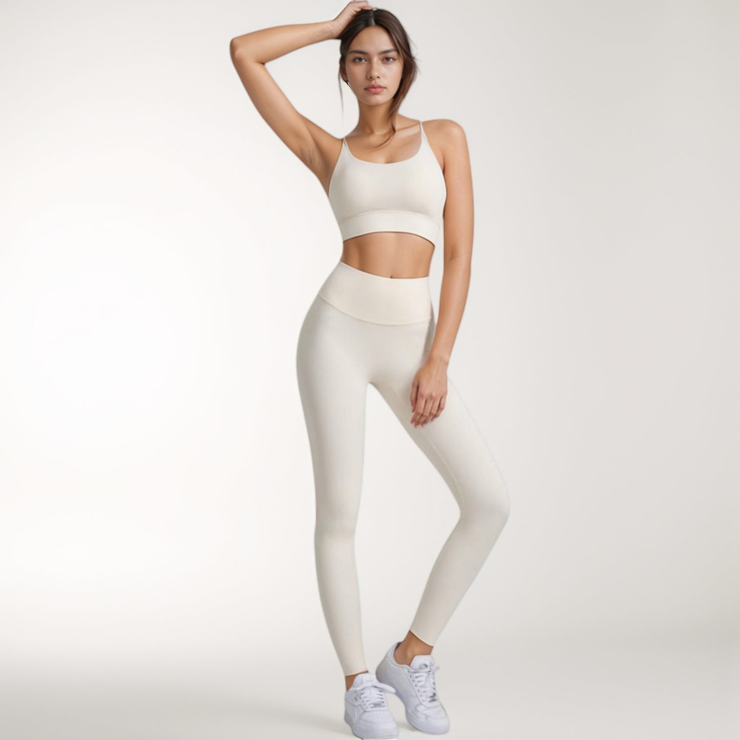 Anna-Kaci Women's Seamless High Waist Leggings with Compression Fit and Ultra-Smooth Second Skin Feel