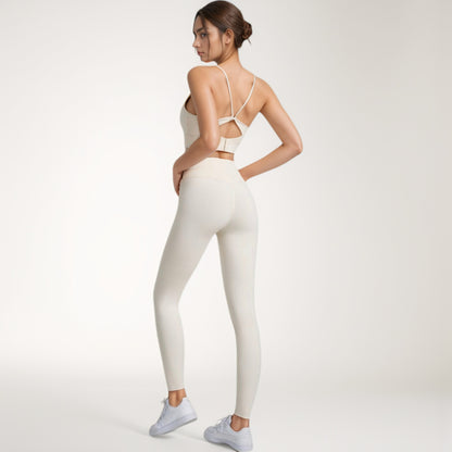 Anna-Kaci Women's Seamless High Waist Leggings with Compression Fit and Ultra-Smooth Second Skin Feel