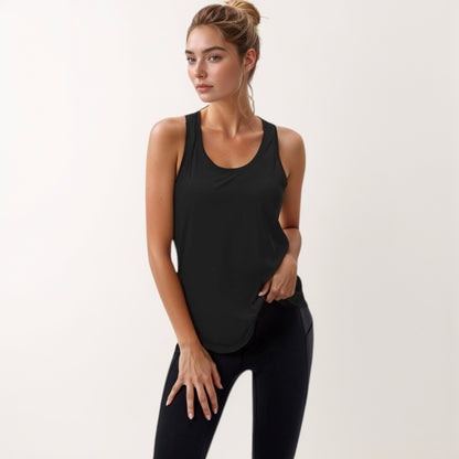 Anna-Kaci Active Women's Sleeveless Scoop Neck Workout Tank Top for Active and Casual Wear