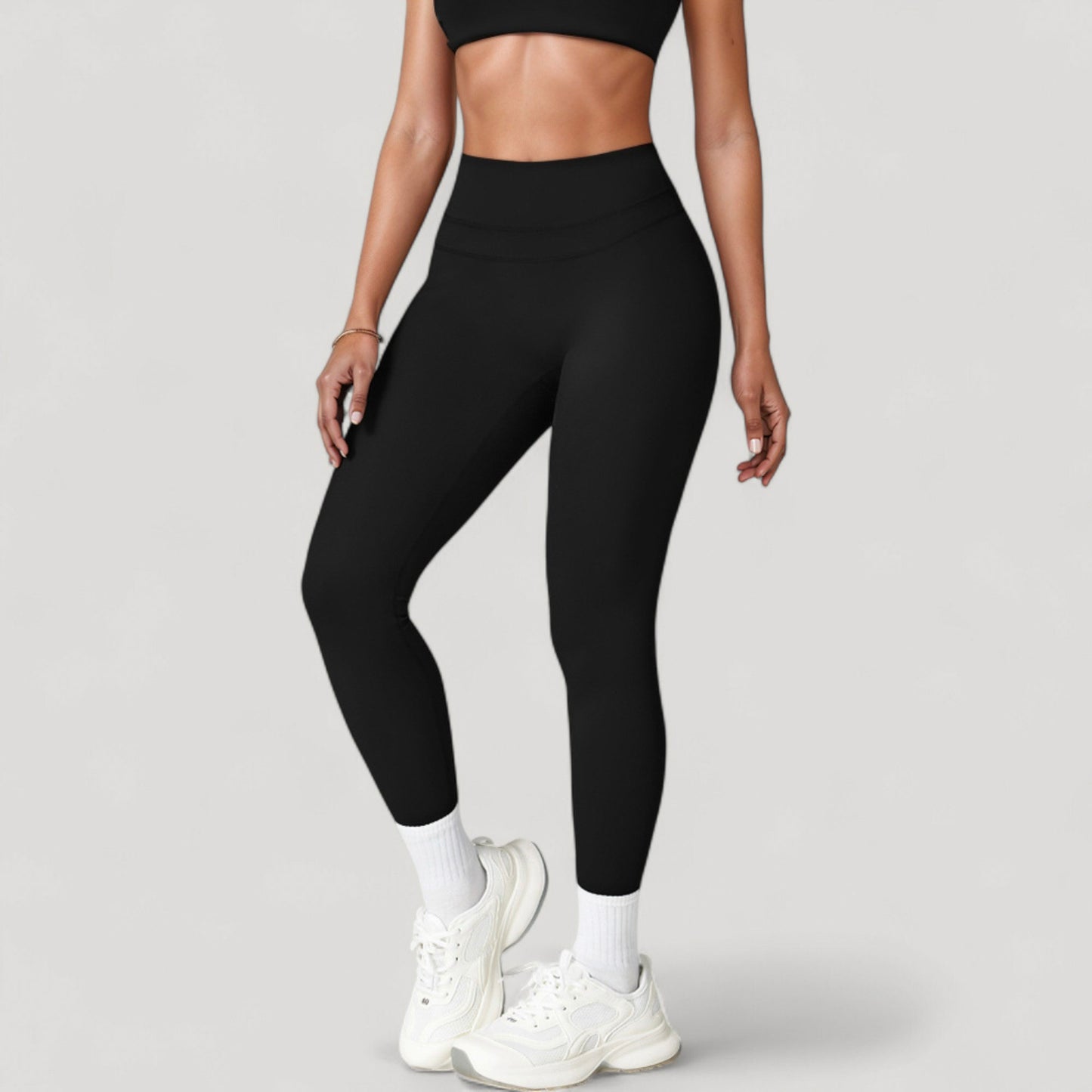 Anna-Kaci Women's High Waist Full Length Seamless Compression Leggings for Active and Casual Wear