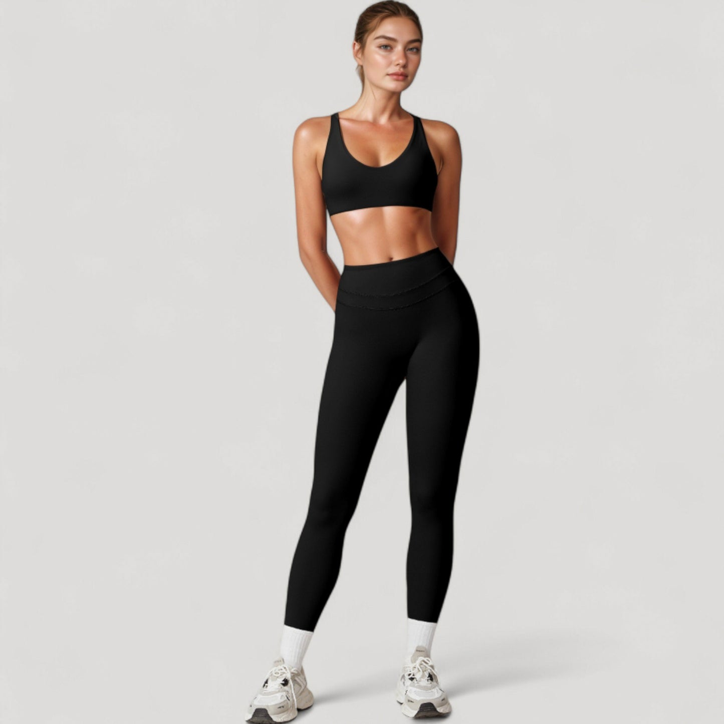 Anna-Kaci Women's High Waist Full Length Seamless Compression Leggings for Active and Casual Wear