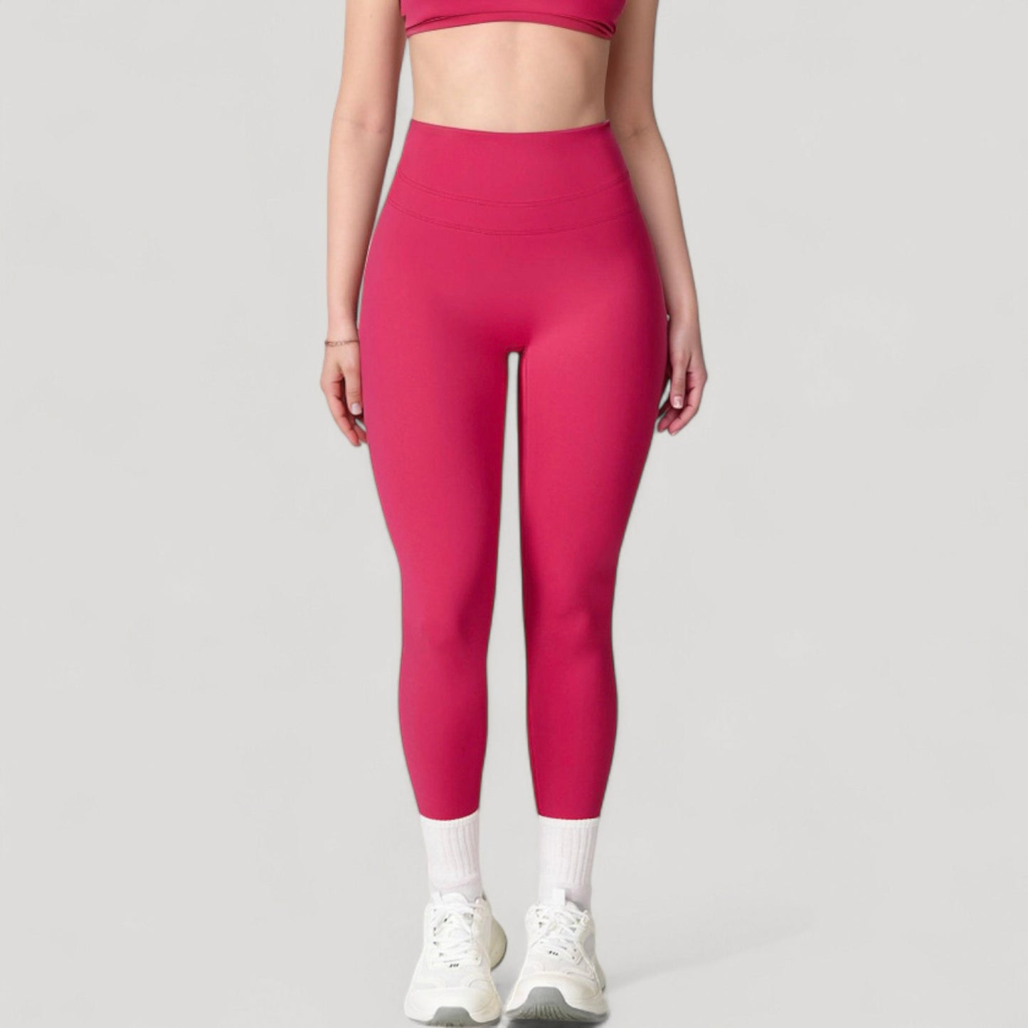 Anna-Kaci Women's High Waist Full Length Seamless Compression Leggings for Active and Casual Wear