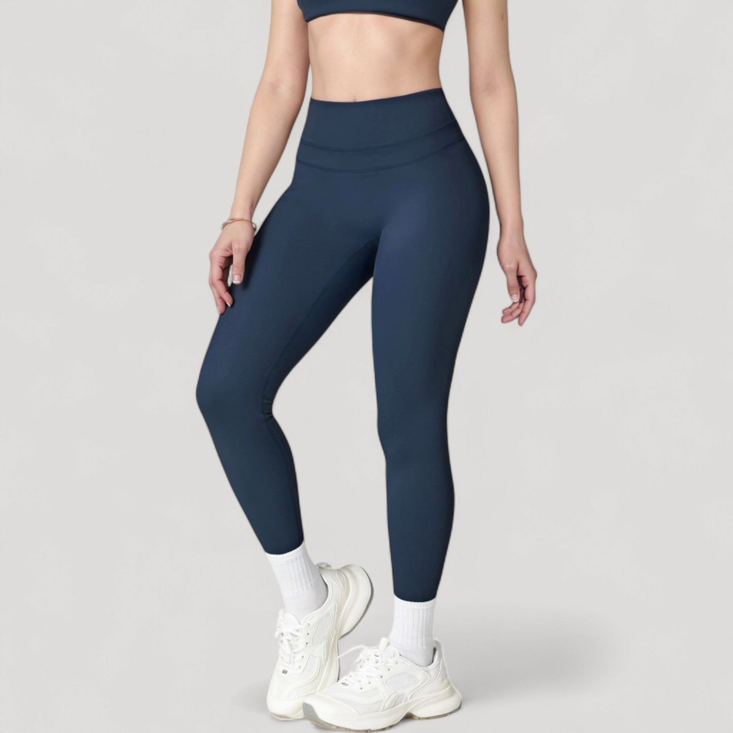 Anna-Kaci Women's High Waist Full Length Seamless Compression Leggings for Active and Casual Wear