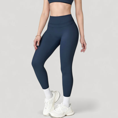 Anna-Kaci Women's High Waist Full Length Seamless Compression Leggings for Active and Casual Wear