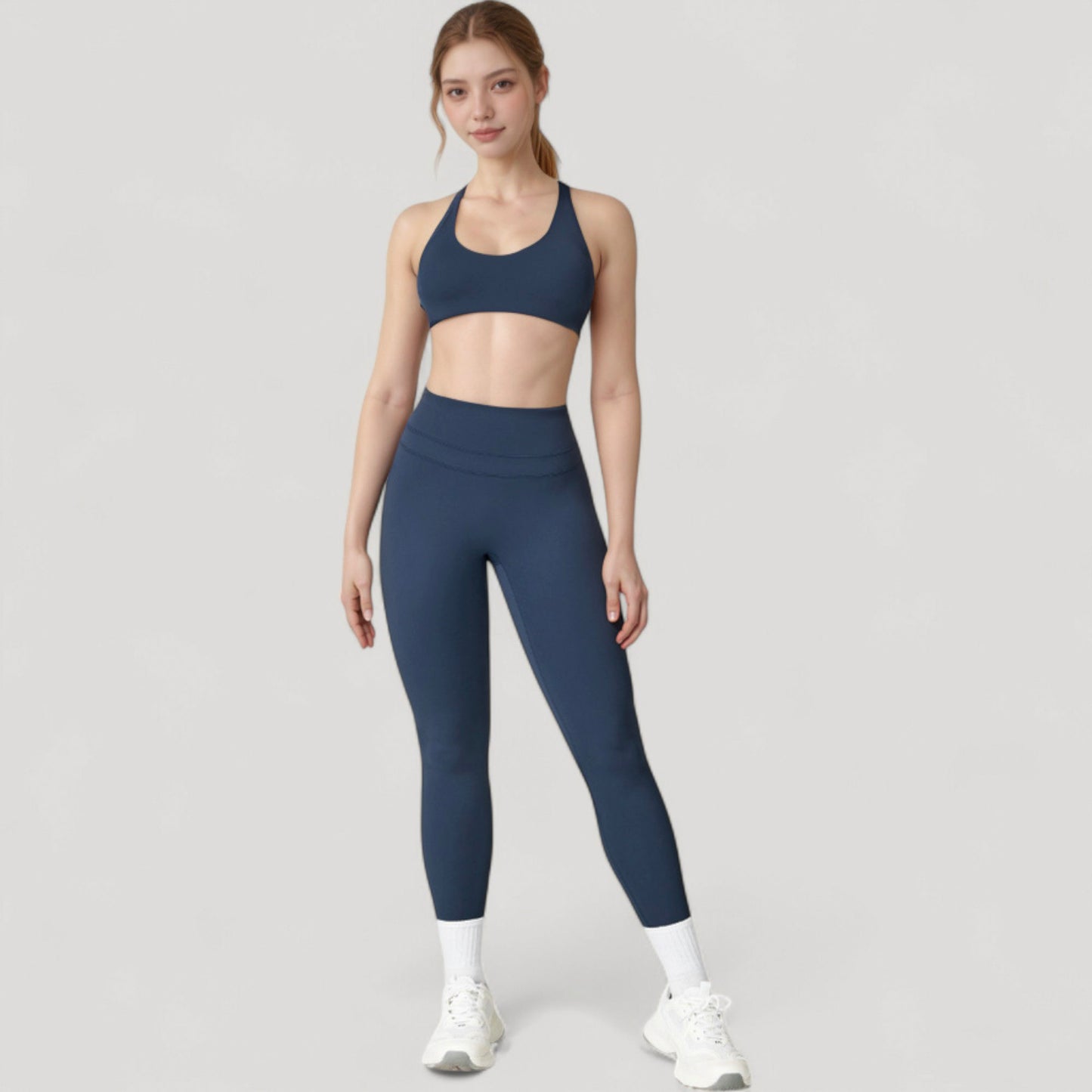 Anna-Kaci Women's High Waist Full Length Seamless Compression Leggings for Active and Casual Wear