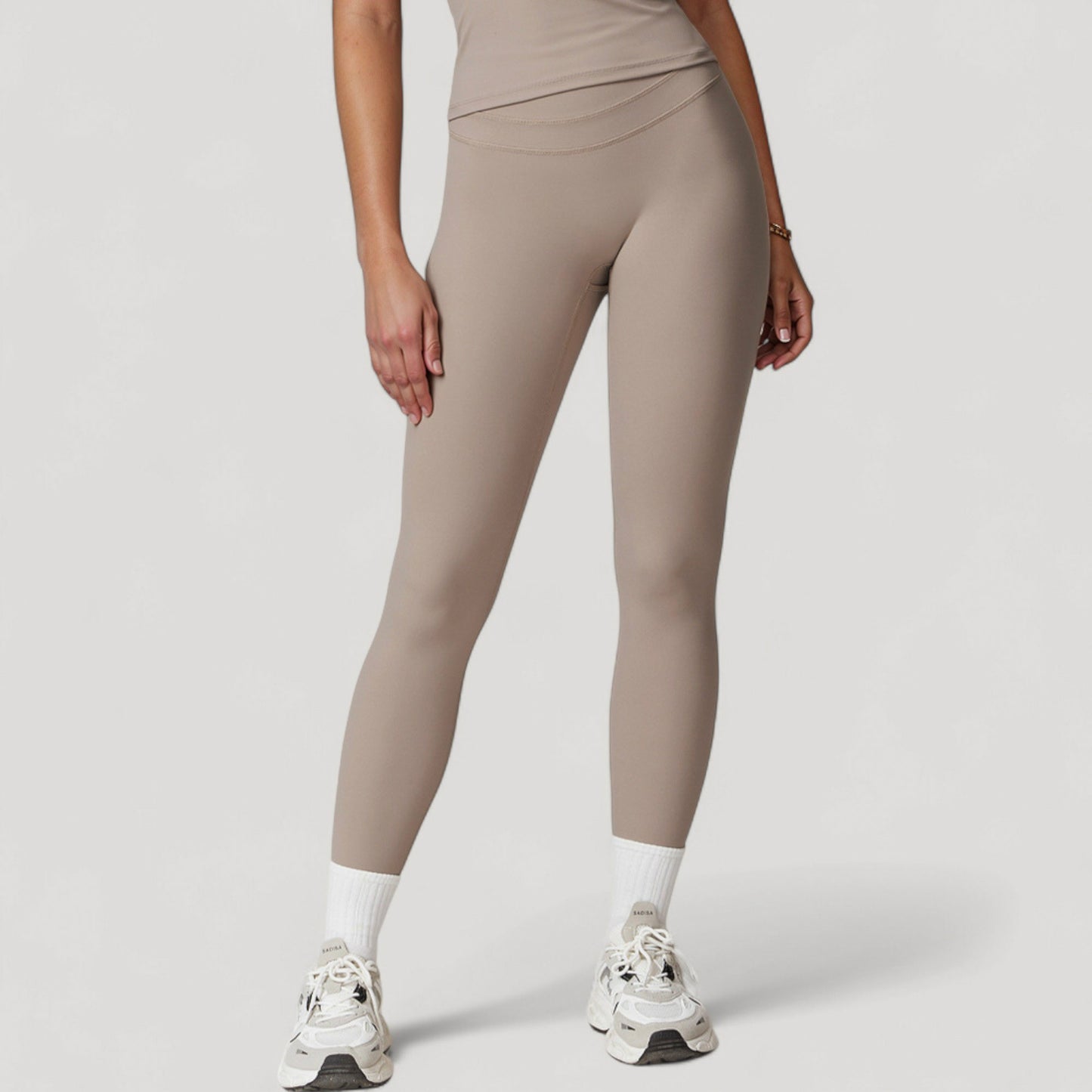 Anna-Kaci Women's High Waist Full Length Seamless Compression Leggings for Active and Casual Wear