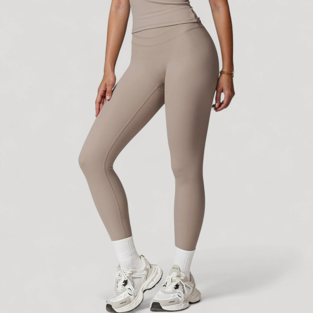Anna-Kaci Women's High Waist Full Length Seamless Compression Leggings for Active and Casual Wear