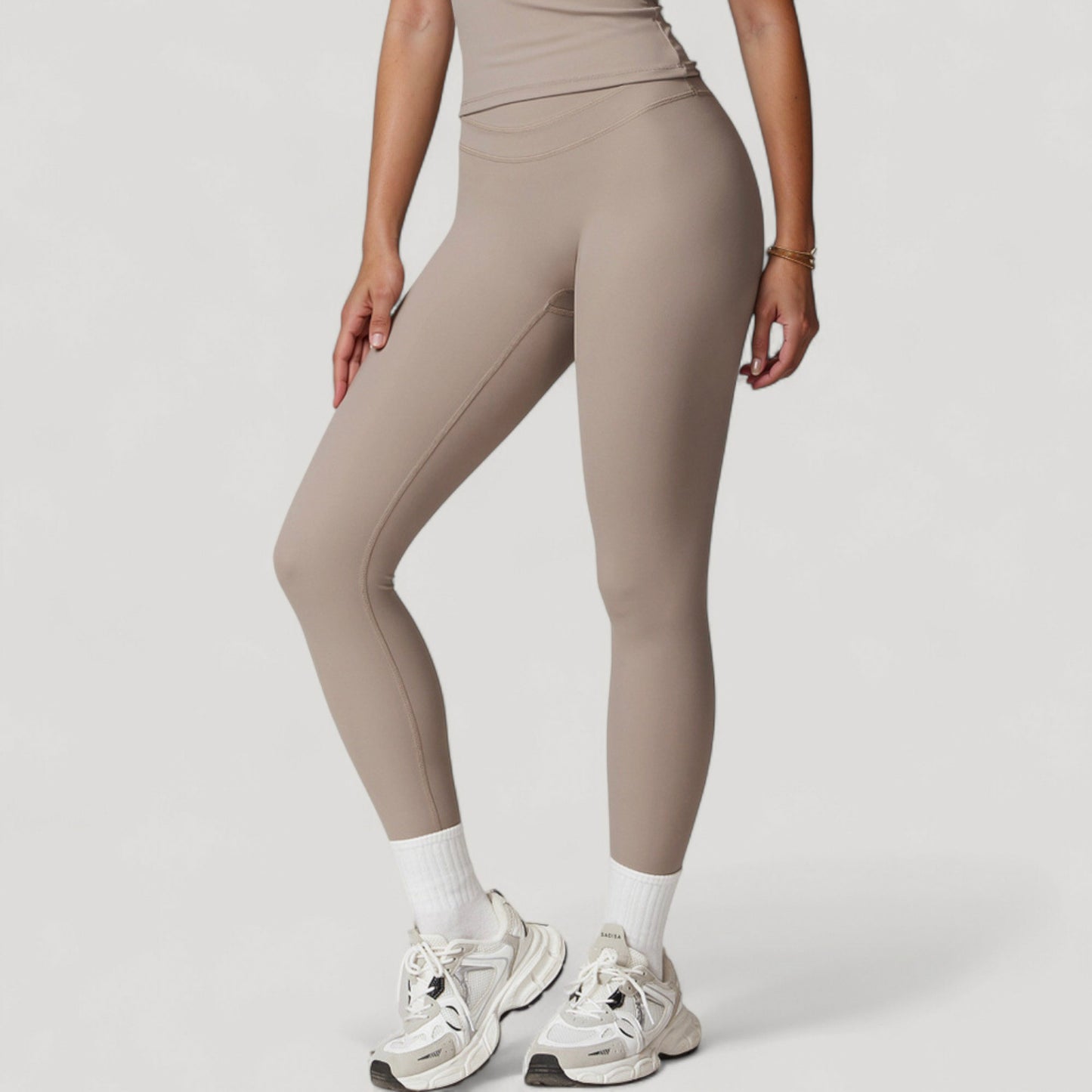 Anna-Kaci Women's High Waist Full Length Seamless Compression Leggings for Active and Casual Wear